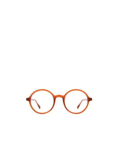 Mykita Jojo Round-frame Glasses In Orange