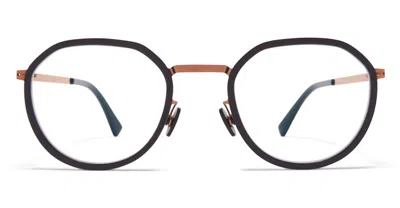 Mykita Justus - A37 - Shiny Copper / Clear Black Rx Glasses