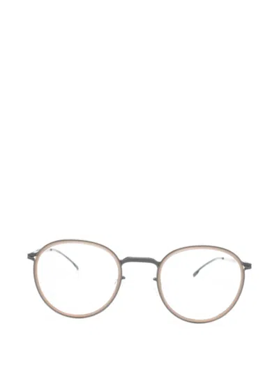 Mykita Kiana Round-frame Glasses In Gray