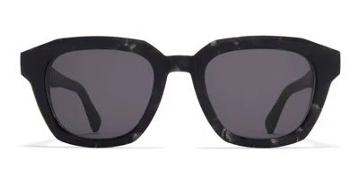 MYKITA KIENE - C178 CHILLED RAW BLACK HAVANA / SILVER SUNGLASSES