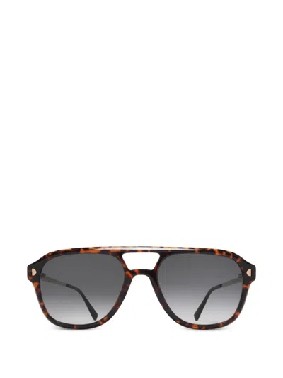 Mykita Lavand Browline Sunglasses In Brown