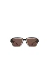 Mykita Lennon Square-frame Sunglasses In Brown