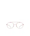 Mykita Logo Flat Mirror In Nude