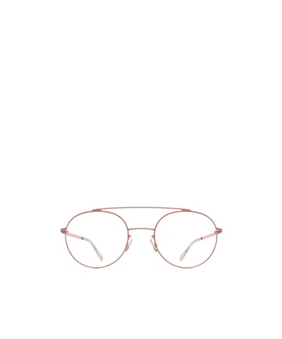 Mykita Logo Flat Mirror In Nude