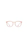 Mykita Logo Flat Mirror In Pink