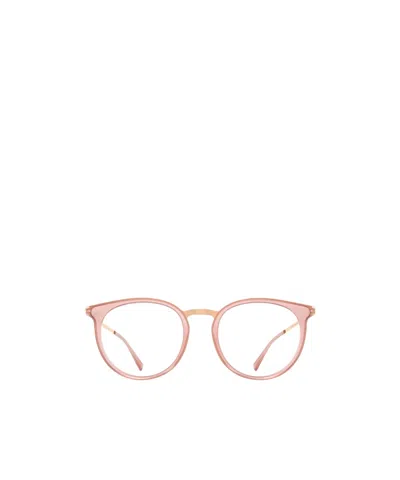 Mykita Logo Flat Mirror In Pink