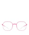 Mykita Logo Flat Mirror In Pink