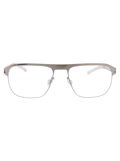 Mykita Lorenzo Glasses In Shiny Silver