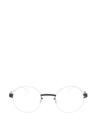 Mykita Lova Round-frame Glasses In Silver