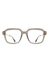 Mykita Mabel Square-frame Temple-detail Glasses In Gray
