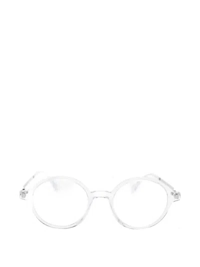 Mykita Mahsa Round-frame Glasses In White