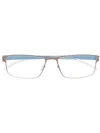 Mykita Martin Rectangle-frame Glasses In Neutrals
