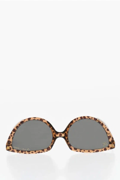 Mykita Martin Rose Animal Motif Cat Eye Sos Sunglasses In Multi