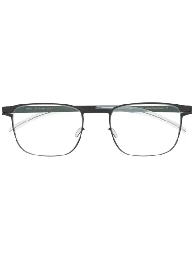 Mykita Matte-effect Square-frame Glasses In Gray