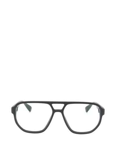 Mykita Mavon Double-bridge Glasses In Black