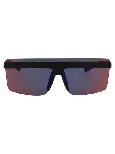 Mykita Md1 Pitch Black | Ir/f Shield Acetate Sunglasses