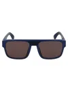 Mykita Md25 Navy Blue Brown Solid Acetate Sunglasses In Gray