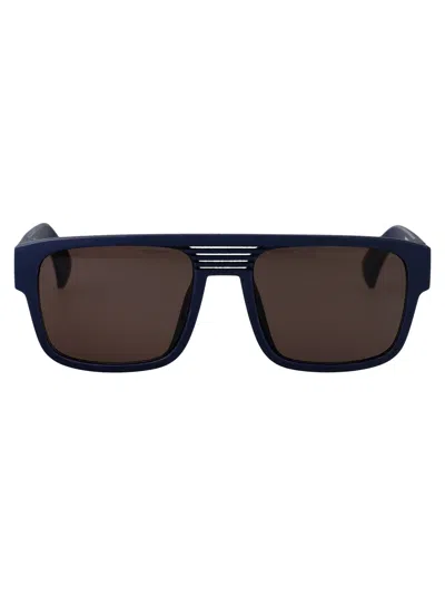 Mykita Md25 Navy Blue Brown Solid Acetate Sunglasses