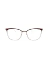 Mykita Meghan Eyewear In Purple Bronze Cranber