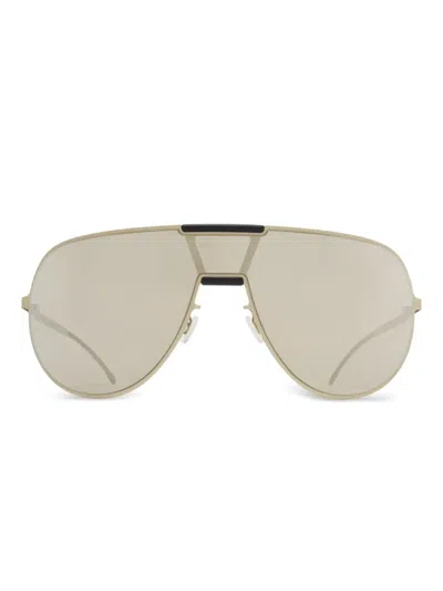 Mykita Metal-frame Mirrored Sunglasses In Neutral