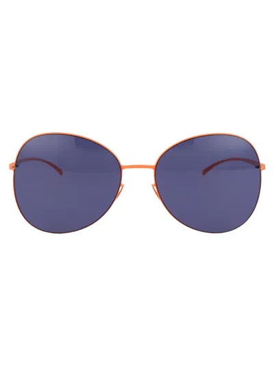 MYKITA MYKITA METALLIC INDIGO SUNGLASSES
