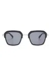 Mykita Misty 876 Square-frame Sunglasses In Schwarz