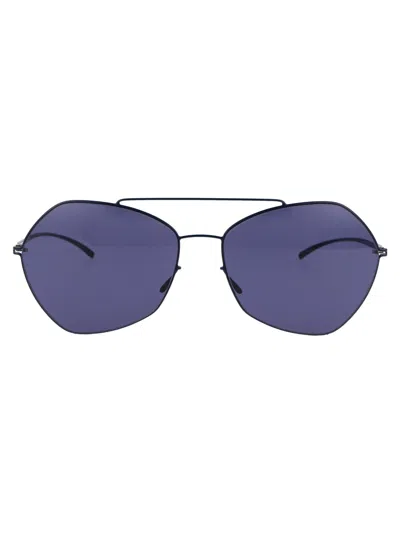 Mykita Mmesse012 Sunglasses In 261 E10 Dark Blue Indigo Solid