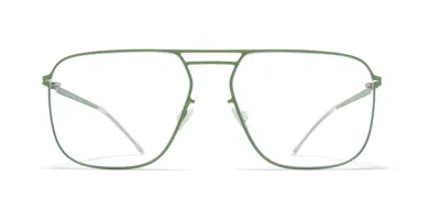 Mykita Mondo Square-frame Glasses In Green