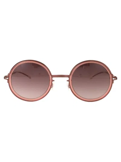 Mykita Monroe Sunglasses In Purple Bronze/melrose