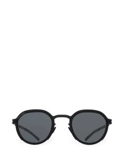 Mykita Mr001 Round-frame Sunglasses In Black