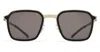 Mykita Mr002 Al3 - Titan / Black / Brown Lens Sunglasses In Black