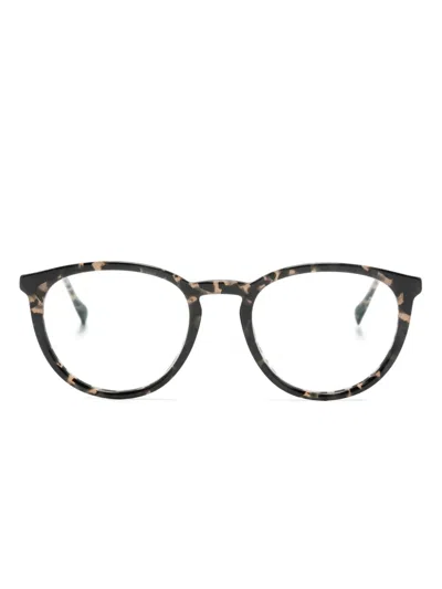 Mykita Nala Brille Mit Rundem Gestell In Black