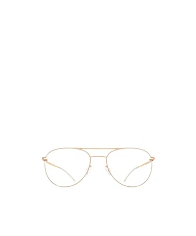Mykita Niken Pilot-frame Glasses In Nude