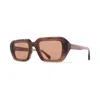 Mykita Nima408 C204 Maroon Shiny Sil In Brown