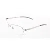 Mykita No1-gesine-silver Demo Irregular Unisex Eyeglasses No1-gesine 001 In White