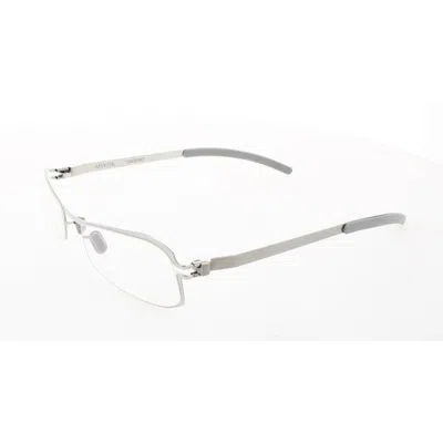 Mykita No1-gesine-silver Demo Irregular Unisex Eyeglasses No1-gesine 001 In Metallic