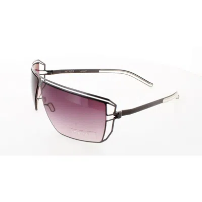 Mykita No1 Sun-anais-purple Bordeaux Gradient Oversized Ladies Sunglasses No1 Sun-anais 010 64 In Brown