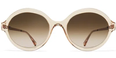 Mykita Noomi 385 Occhiali Da Sole Gialli Per Uomo In Brown