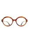 Mykita Noomi Round Frame Glasses In Brown