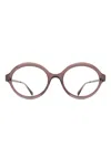 Mykita Noomi Round-frame Glasses In Brown