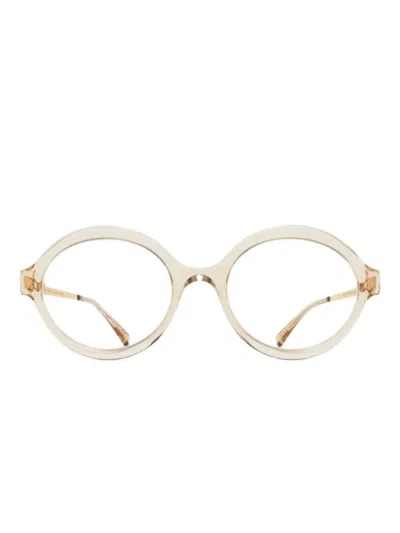 Mykita Noomi Round-frame Glasses In Neutral