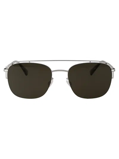 Mykita Nor Navigator Frame Sunglasses In Silver