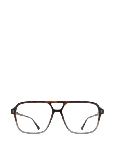 Mykita Olympe Pilot-frame Glasses In Brown
