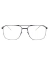 Mykita Navy Clear Steel Glasses