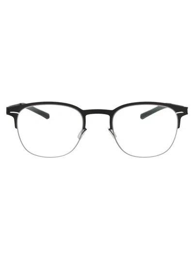 Mykita Optical In 538 Black/mole Grey Clear