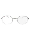 Mykita Shiny Silver Metal Optical Glasses In Silver