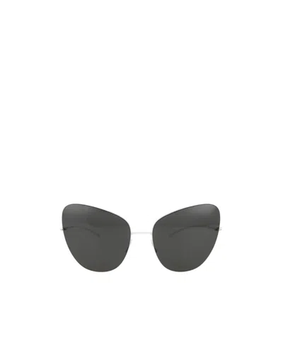 Mykita Oval-frame Sunglasses In Black