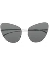Mykita Oval-frame Sunglasses In Weiss