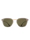 Mykita Pavi Geometric-frame Sunglasses In Green