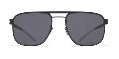 Mykita Perry Polarized 510 Men's Sunglasses Blue Size 60 In Gray